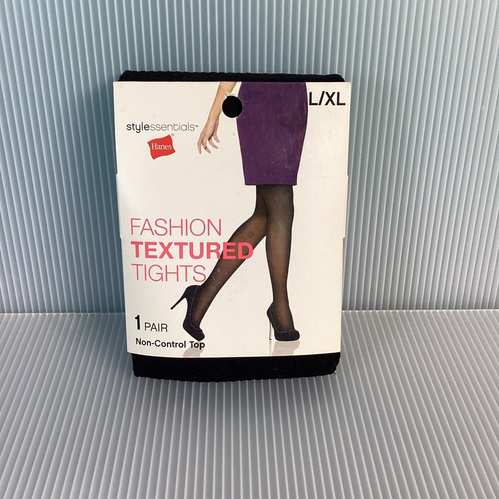 Hanes StyleEssentials Non Control Top Fashion Textured Tights
